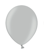 Latex Ballons Ø 30 cm Metallic Silber – Bild 2