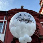 Pop Up Ballon personalisierbar Hochzeitsballon zum Aufstechen Standesamt oder Feier