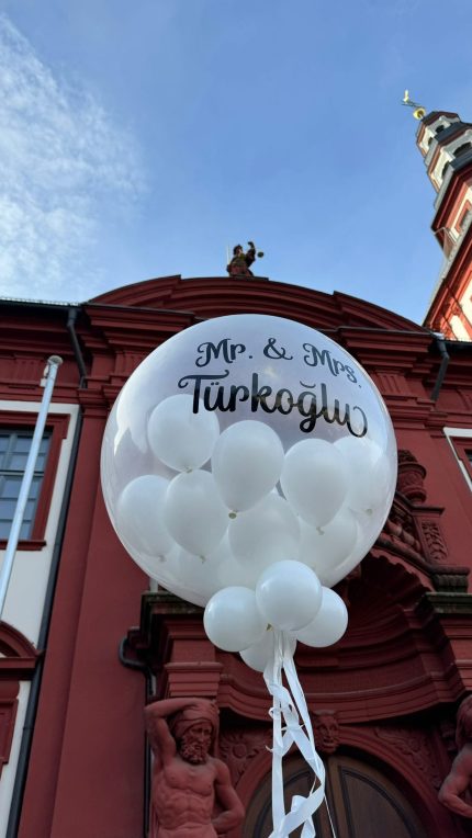 Pop Up Ballon personalisierbar
