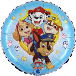 Folienballon Paw Patrol rund