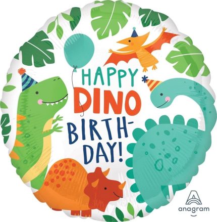 Folienballon Happy Dino Birthday