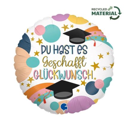Folienballon zur bestandenen Prüfung