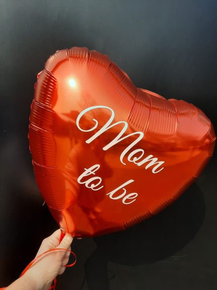 Folienballon Mom to be verschiedene Farben