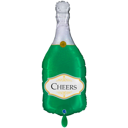 Folienballon Sektflasche
