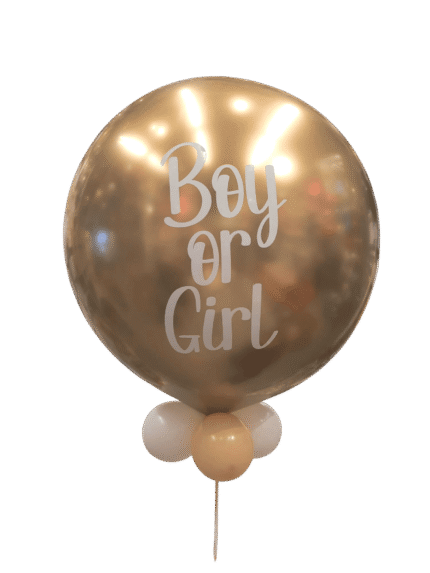 Gender Reveal Ballon Gold