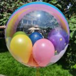 Regenbogen Bubble Ballon
