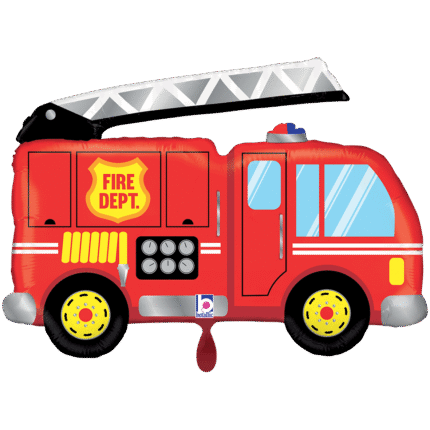Folienballon Feuerwerauto