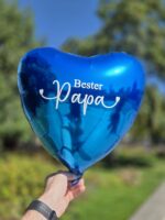Bester Papa Folienballon in verschiedenen Farben