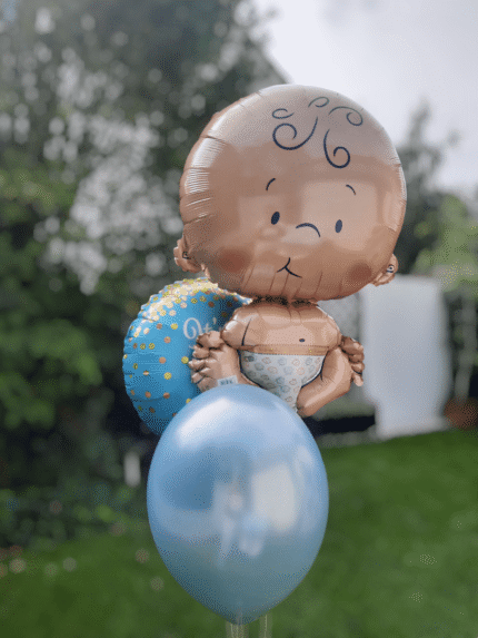 Baby Ballon Set Blau
