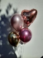 Bride to be Ballon Set Roségold Rosa und Gold