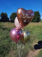 Bride to be Ballon Set Roségold Rosa und Gold – Bild 7