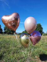 Bride to be Ballon Set Roségold Rosa und Gold – Bild 3