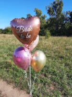 Bride to be Ballon Set Roségold Rosa und Gold – Bild 8