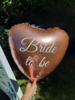Bride to be Ballon Set Roségold Rosa und Gold – Bild 4