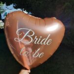 Folienballon "Bride to be" verschiedene Farben