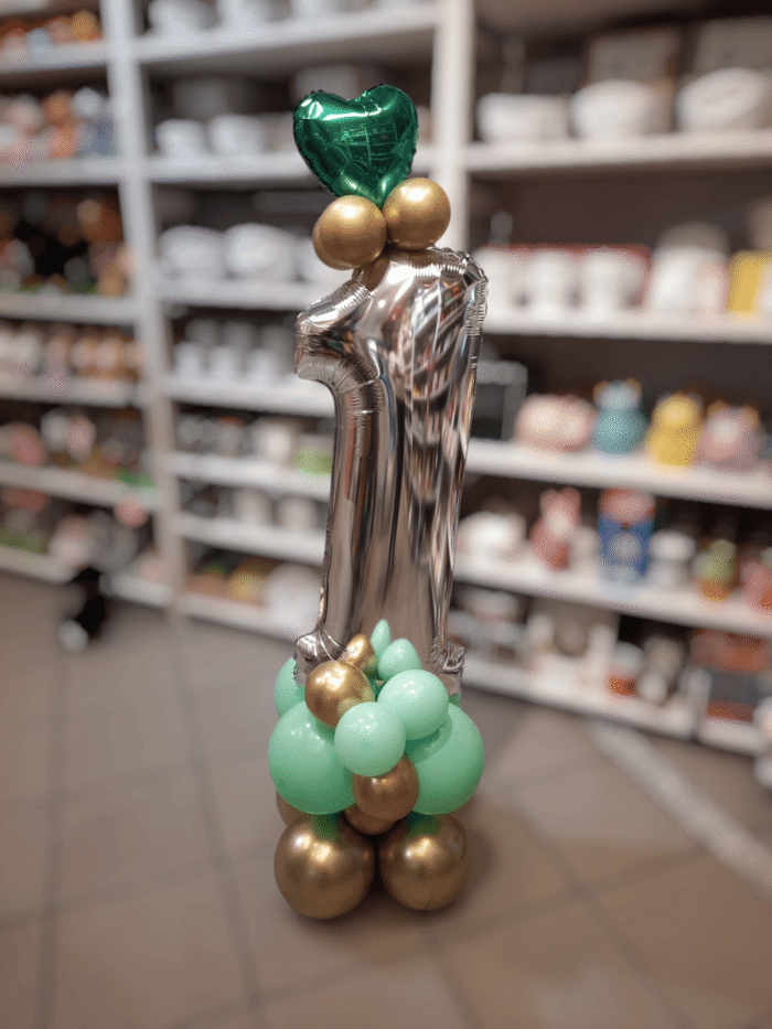 Zahlenbouquet - eine Zahl - mit Standfuß – Bild 3