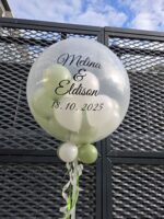 Pop Up Ballon personalisierbar Hochzeitsballon zum Aufstechen Standesamt oder Feier – Bild 2