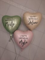 Happy Birthday Herz mit Personalisierung Wunschname – Bild 7