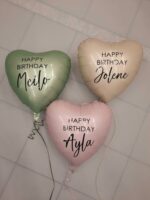 Happy Birthday Herz mit Personalisierung Wunschname – Bild 2