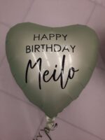 Happy Birthday Herz mit Personalisierung Wunschname – Bild 6