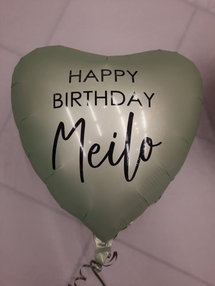 Happy Birthday Herz mit Personalisierung Wunschname – Bild 6
