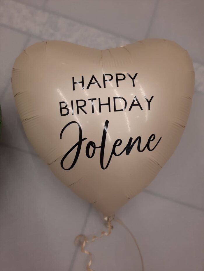 Happy Birthday Herz mit Personalisierung Wunschname – Bild 5