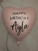 Happy Birthday Herz mit Personalisierung Wunschname – Bild 4