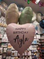 Happy Birthday Herz mit Personalisierung Wunschname – Bild 3