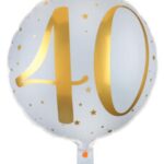 Folienballon zum 40. Geburtstag