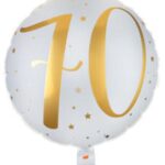 Folienballon zum 70. Geburtstag