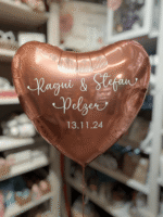 Herzballon XL aus Folie 75cm auf Wunsch personalisiert – Bild 3