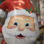 Folienballon Nikolauskopf Weihnachtsmann Santa Claus Weihnachten