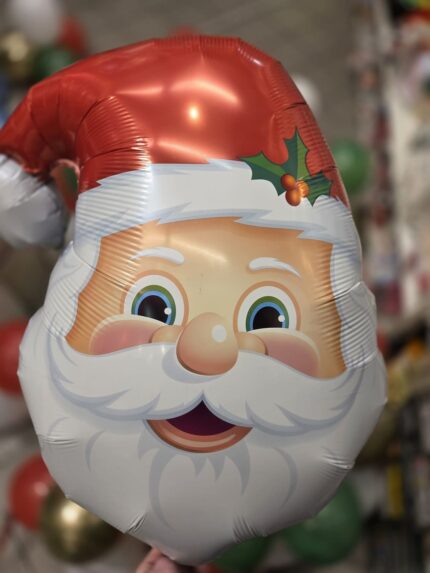 Folienballon Nikolauskopf Weihnachtsmann Santa Claus Weihnachten
