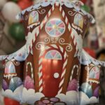 Folienballon Lebkuchenhaus Weihnachten