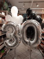 Folienzahl 95cm verschiedene Farben mit Helium gefüllt – Bild 3