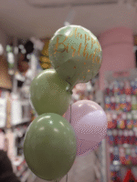 Folienballon Happy Birthday Grün – Bild 5