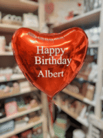 Herzballon XL aus Folie 75cm auf Wunsch personalisiert – Bild 4