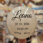 Bubble Ballon Ø 45 cm Personalisiert