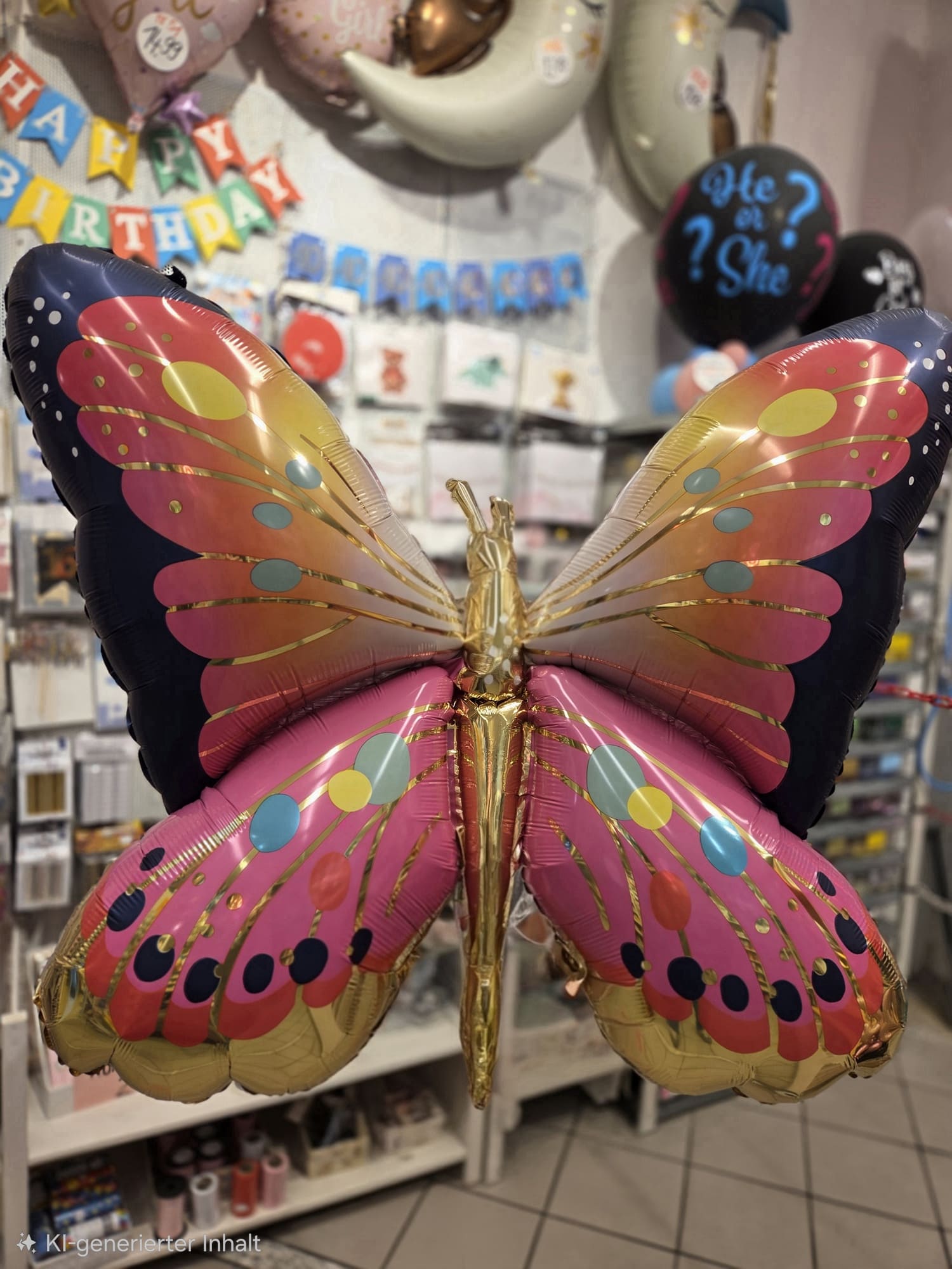 Schmetterling Folienballon Schmetterling – Bild 1