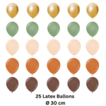 25 Latex Ballons Ø 30 cm Ballon Set - 1