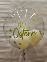 a) Bubble Ballon "Frohe Ostern"