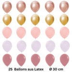 25 Latex Ballons Ø 30 cm Ballon Set - 2