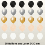 25 Latex Ballons Ø 30 cm Ballon Set - 3