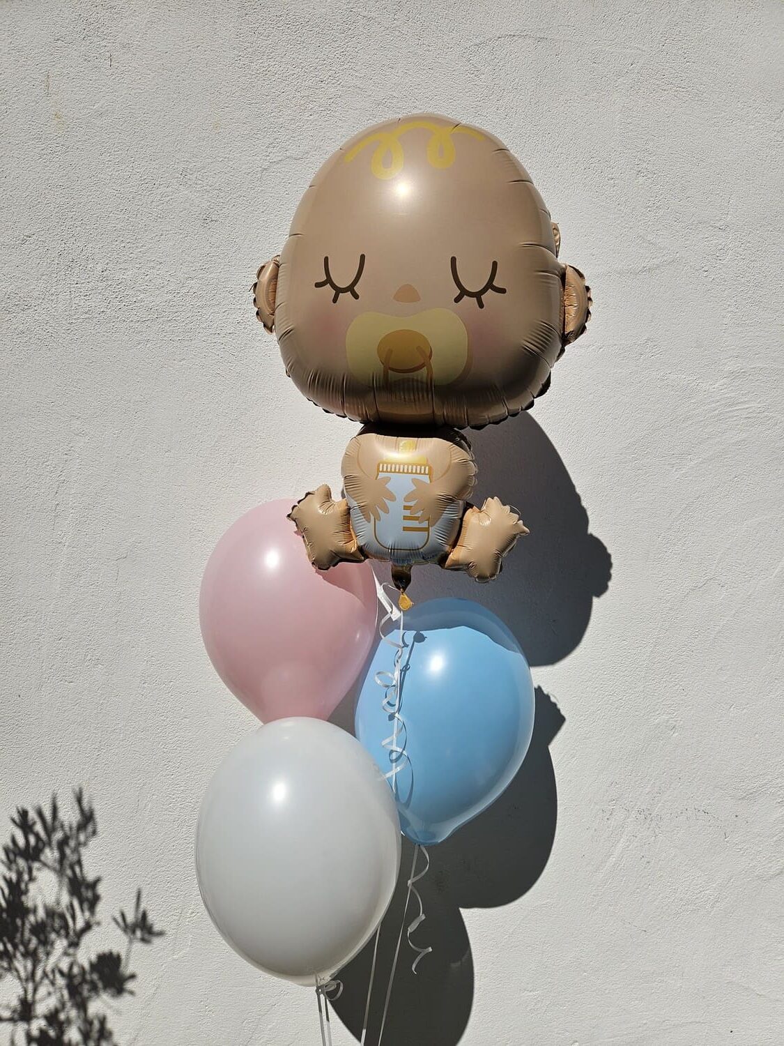 Baby Ballon Set Rosa und Blau Baby Ballon Set – Bild 1