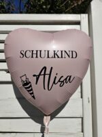 Folienballon Schulkind mit Name – Bild 5