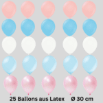 25 Latex Ballons Ø 30 cm Ballon Set - 4