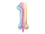 Folienzahl Pastell Bunt 80 cm – Bild 3