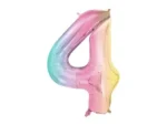 Folienzahl Pastell Bunt 80 cm – Bild 6