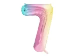 Folienzahl Pastell Bunt 80 cm – Bild 9