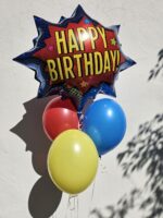 Happy Birthday Ballon Set Superheld